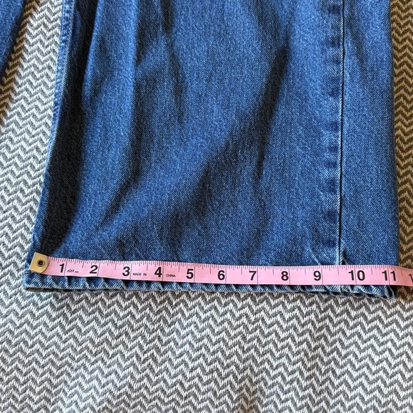 Zara wide leg denim medium wash size 4 white tag - Picture 8 of 8